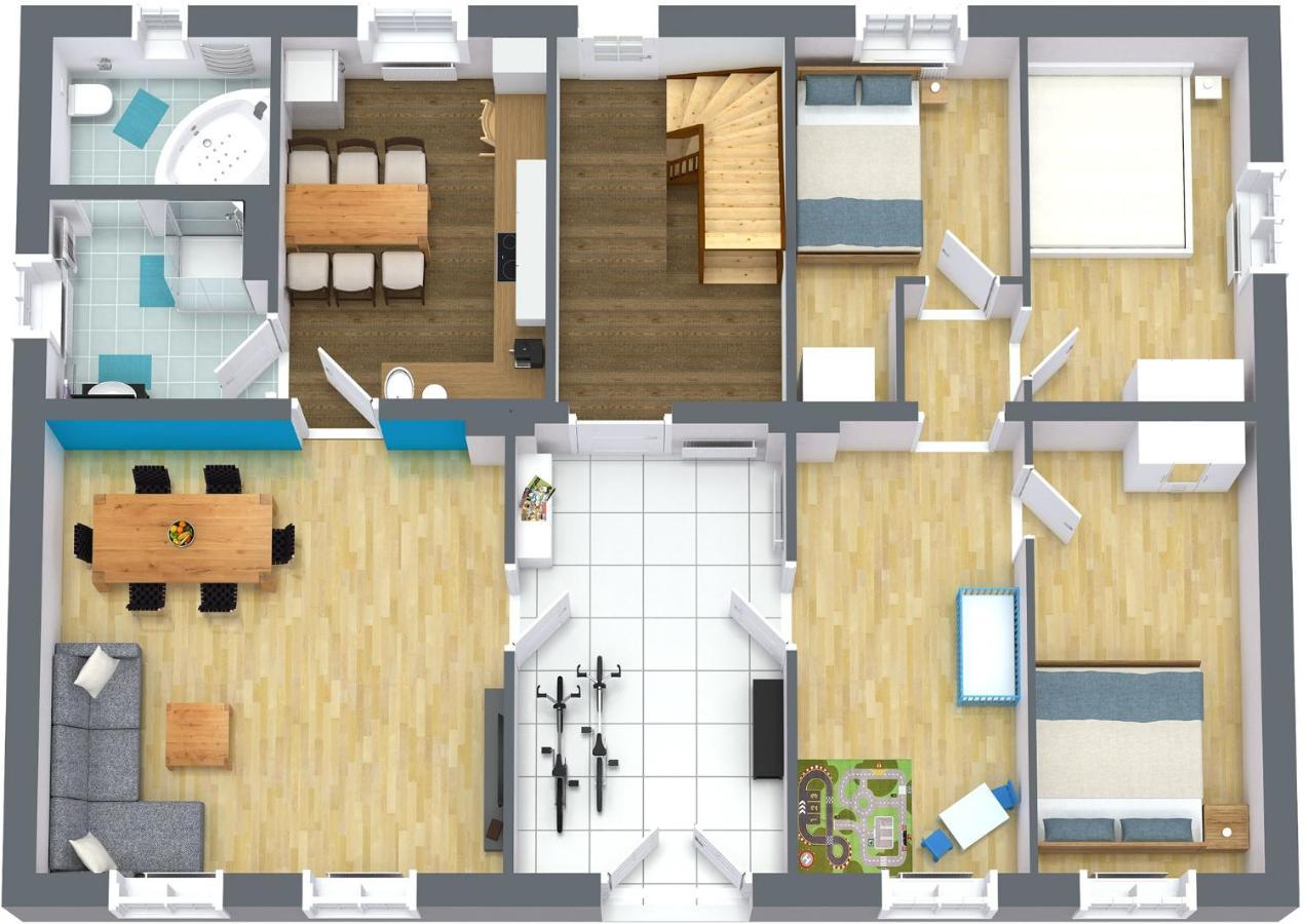 Ferienwohnung Pasewalk, 110 Qm Mit Geschirrspueler Papendorf  Esterno foto